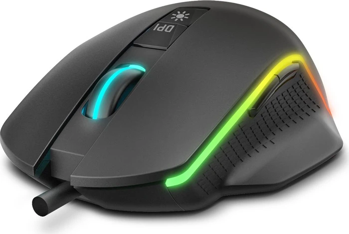 Krom Keos RGB Gaming Mouse, schwarz, USB