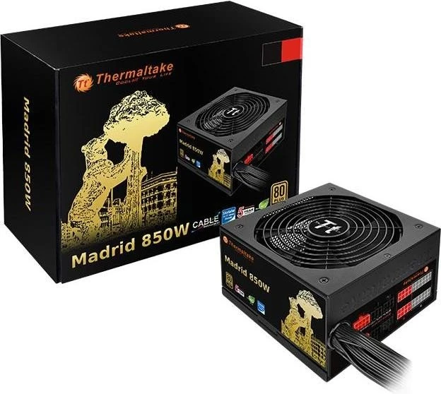 Thermaltake European Gold Madrid 850W, ATX 2.3