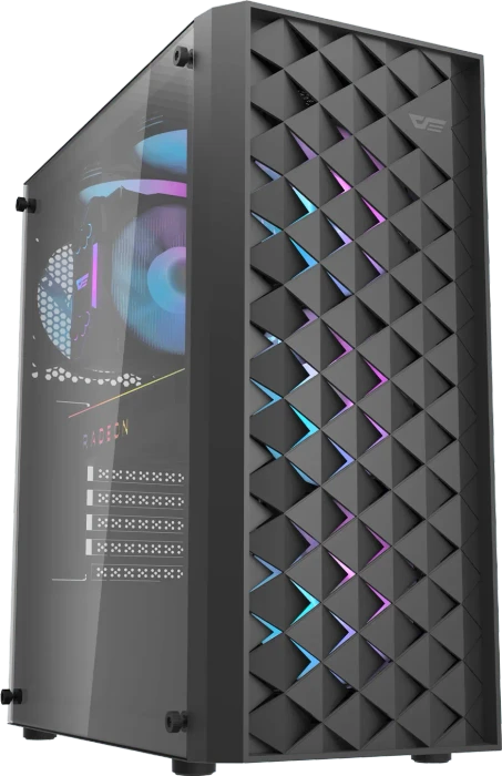 DarkFlash DK351 Black, Glasfenster