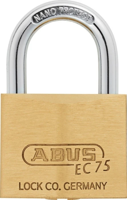 ABUS Messing 75/40, verschiedenschließend, Vorhängeschloss