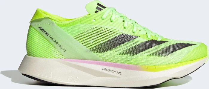 adidas Adizero Takumi Sen 10 green spark/aurora metallic/lucid lemon (Damen)