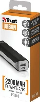 Trust Urban Revolt Primo PowerBank 2200 schwarz