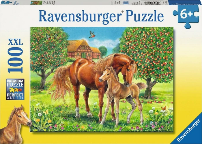 Ravensburger Puzzle Pferdeglück auf der Wiese