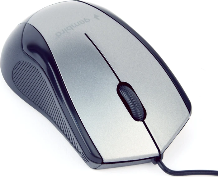 Gembird Optical Mouse 3B-02 schwarz/grau, USB
