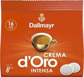 Dallmayr Crema d'Oro Intensa Kaffeepads,    80 Stück (5x 16 Stück)