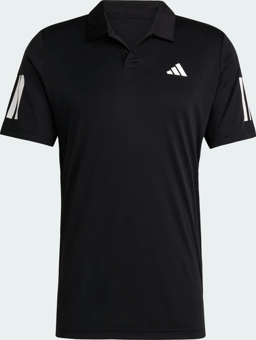 adidas Club 3-Streifen Tennis Poloshirt kurzarm schwarz (Herren)
