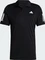 adidas Club 3-Streifen Tennis Poloshirt kurzarm schwarz (Herren) Vorschaubild