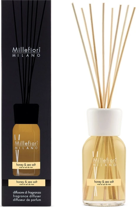 Millefiori Milano Honey & Sea Salt Duftstäbchen, 250ml