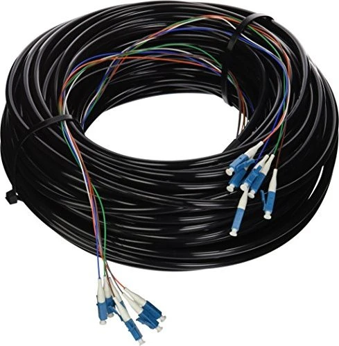 Ubiquiti LWL Simplex Kabel, OS1, 6x LC Stecker/6x LC Stecker, 30.5m, schwarz
