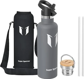 Super Sparrow To Go Isolierflasche 1l grau