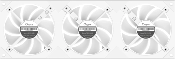 Ocypus Gamma F36 WH ARGB, weiß, 3x 120mm