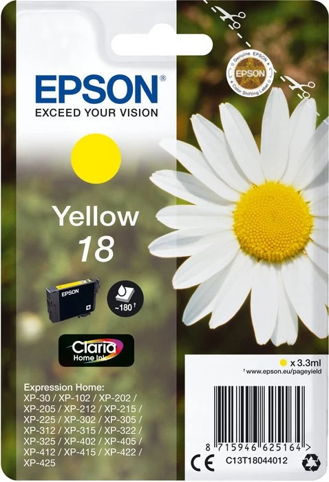 Epson Tinte 18 gelb