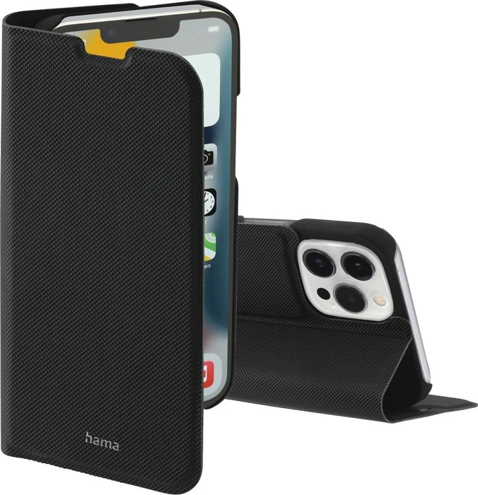 Hama Booklet Slim Pro für Apple iPhone 13 Pro Max schwarz