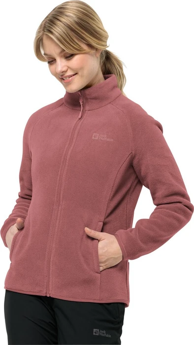 Jack Wolfskin Moonrise FZ Funktionsjacke red ochre (Damen)