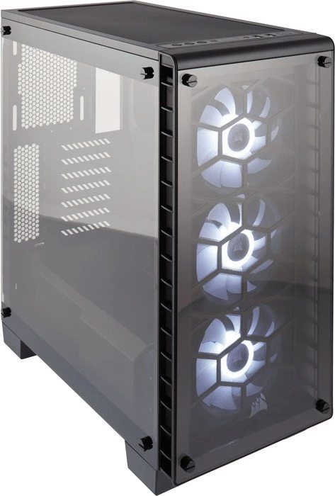 Corsair Crystal Series 460X RGB schwarz, Glasfenster