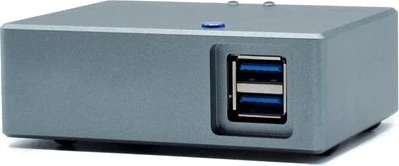 KKSB Aluminiumgehäuse für Odroid XU4, grau/schwarz