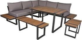 Garden Pleasure Belmira Lounge-Set grau, 6-tlg.