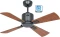 CasaFan Eco Neo III 92 BG-NB/KI WiFi Deckenventilator nuss/kirsche/basaltgrau Vorschaubild