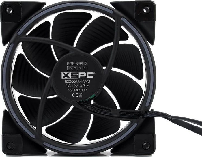XSPC RGB Series 800-2200rpm, 4-Pin RGB, 120mm