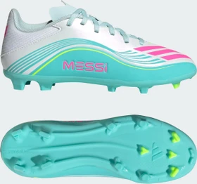adidas F50 Messi League FG/MG cloud white/lucid pink/flash aqua (Junior)
