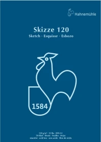 Hahnemühle Skizze 120 Skizzenblock, A1, 50 Blatt