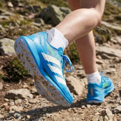 adidas Terrex Agravic Speed Ultra 2 blue burst/off white/lime burst (Damen)