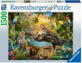 Ravensburger Puzzle Leopardenfamilie im Dschungel
