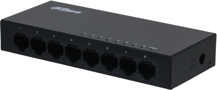 Dahua PFS30 Desktop Gigabit Switch, 8x RJ-45