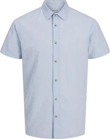 Jack & Jones Comfort Fit Hemd kurzarm chambray blue (Herren)