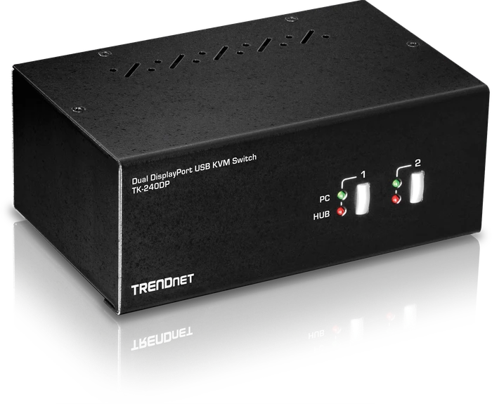TRENDnet 2-fach Dual-DisplayPort KVM-Switch