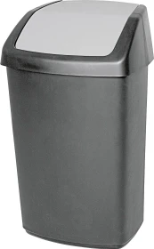 Curver Swing-Top 50l schwarz grau