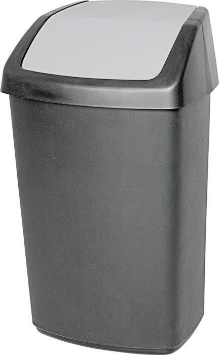 Curver Swing-Top 50l schwarz grau