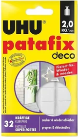 UHU patafix weiß, Klebepad, 32 Stück