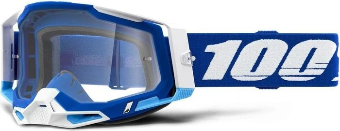 100% Racecraft 2 Schutzbrille blue/clear lens