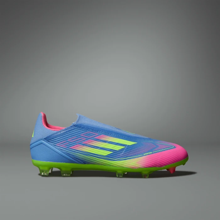adidas F50 League Laceless FG/MG blue fusion/lucid lemon/lucid pink