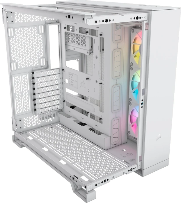 Corsair 6500X RGB iCUE LINK, weiß, Glasfenster