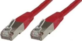 MicroConnect Patchkabel, Cat6, F/UTP, RJ-45/RJ-45, 3m, rot