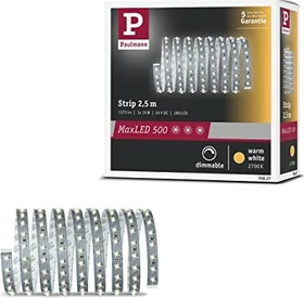 Paulmann MaxLED 500 Strip LED-Streifen warmweiß unbeschichtet 2.5m