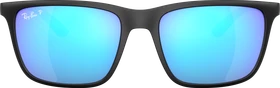 Ray-Ban RB4385 58mm matte black/green blue