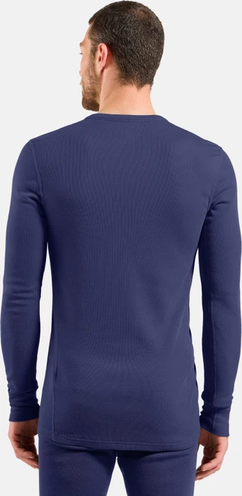 Odlo Active Warm Baselayer Funktionsshirt kurzarm skipper blue (Herren)