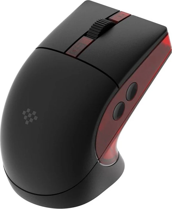 8BitDo Retro R8 Mouse mit Ladestation, Gears of War E-Day Edition, schwarz/rot, USB/Bluetooth