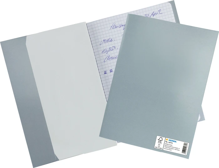 Herma Heftschoner Karton, A5, grau, 10er-Pack
