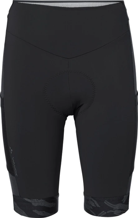 Vaude Kuro Tights II Fahrradhose kurz schwarz (Damen)