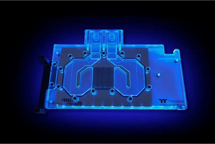 Thermaltake Pacific V-RTX 4080 Plus MSI Gaming X TRIO & SUPRIM X GPU Block mit Backplate