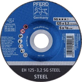 Pferd EH 125-3.2 SG STEEL Trennscheibe, 125x3.2x22.23mm, 25 Stück
