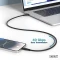 Digitus USB4 Silikonkabel, 40Gb/s, 8K60Hz, 240W PD, USB-C Stecker auf USB-C Stecker, schwarz, 0.5m Vorschaubild