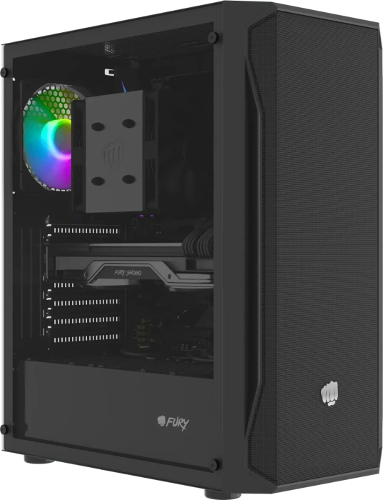 Natec Fury Shobo SH4 RGB, Glasfenster