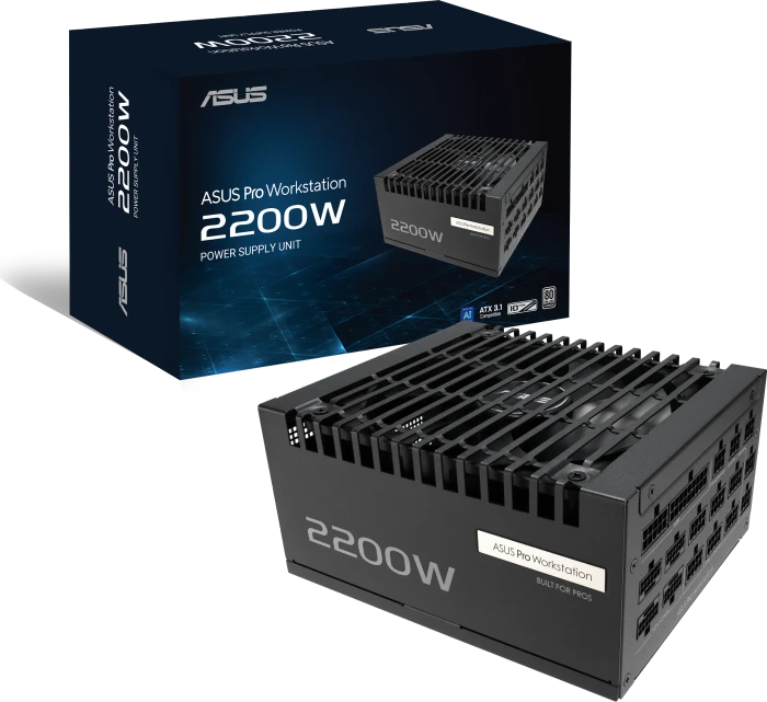 ASUS Pro WS Platinum, ASUS-PRO-WS-2200P, 2200W, ATX 3.1