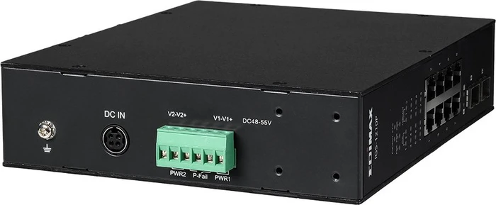 Edimax Pro IGS-1 Industrial Railmount Gigabit Managed Switch, 8x RJ-45, 2x SFP, 240W PoE+