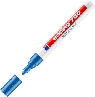 edding 750 Lackmarker blau, 10er-Pack